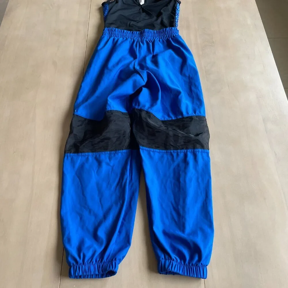 Weissman Girl's Hip-Hop Sequin Dance One Piece Costume Jumpsuit, Blue - Size‎ IC